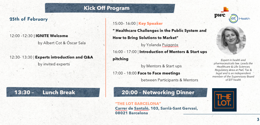 IGNITE Health 2026 kick-off at Inveniam Group’s Barcelona headquarters